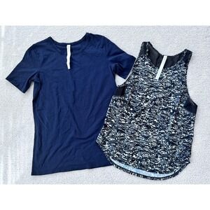 Lululemon Top Shirt & Top Tank Size 6 Lot Of 2